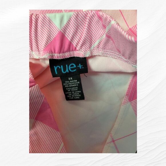 NWOT Rue 21 Pink Plaid Skort Size 3X - Picture 4 of 4